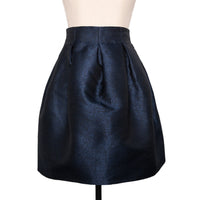 Mauro Grifoni blue mottled flared skirt