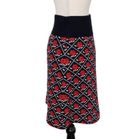 Miu Miu wool skirt with floral print