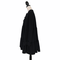 Moschino Couture wool coat with flounces