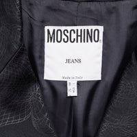 Moschino Jeans Lightweight blazer with a subtle floral print