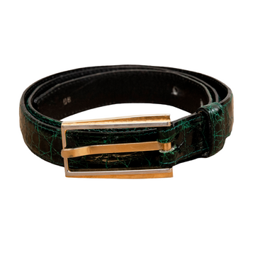 NN Green vintage crocodile belt
