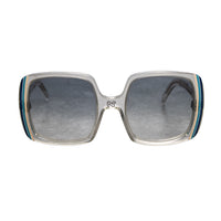 Nina Ricci Eckige Vintage Sonnenbrille im Oversize Stil