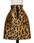 Odeeh Flared skirt in a leopard look