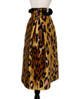 Odeeh Flared skirt in a leopard look