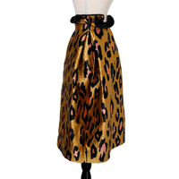 Odeeh Flared skirt in a leopard look