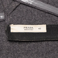 Prada sheath dress with patent details