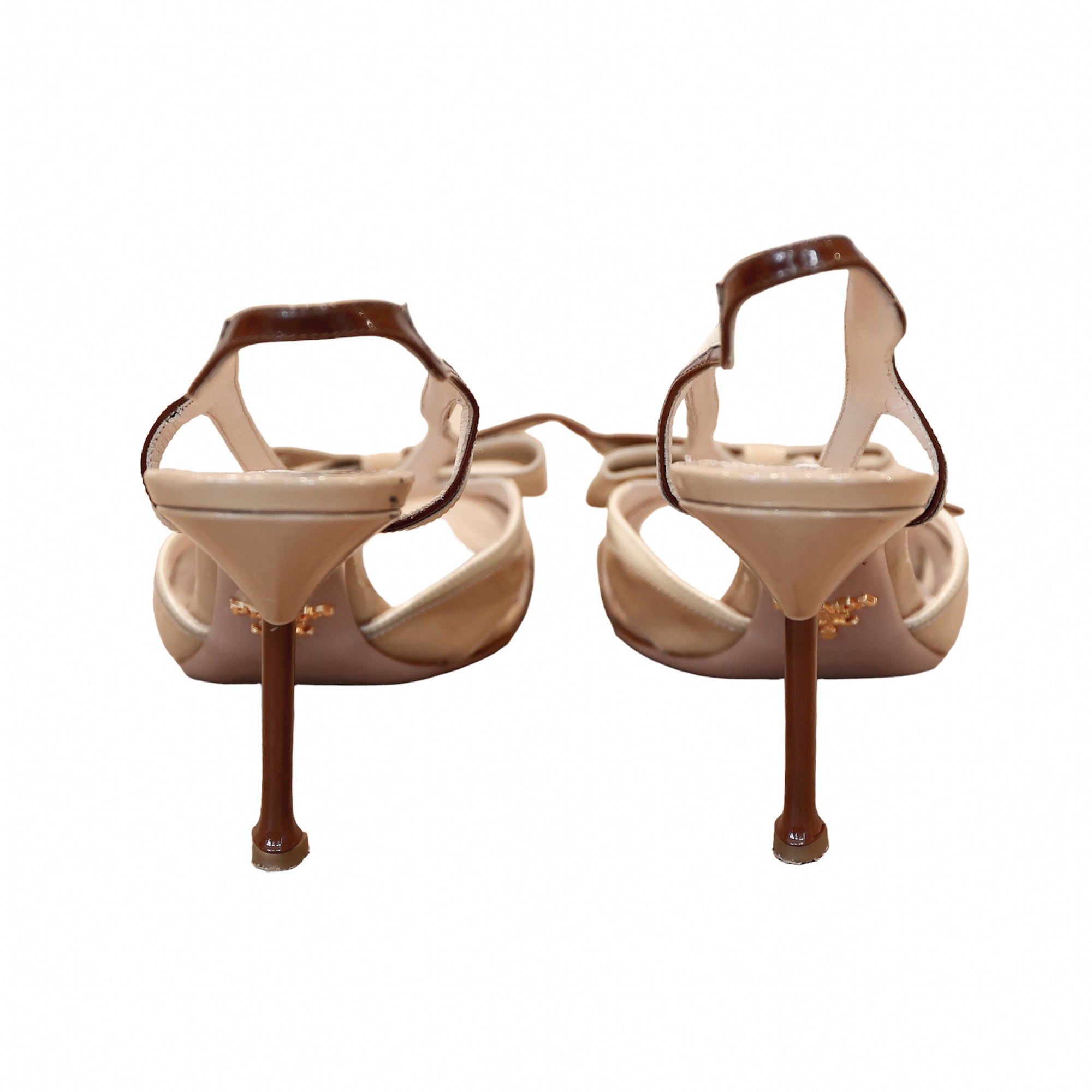 Prada Sandaletten aus Lackleder