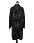 Prada Wide-cut coat with stylish eyelets