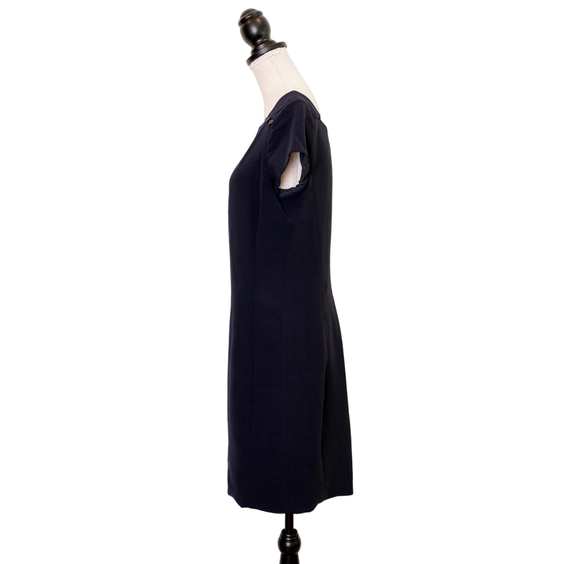 Ralph Lauren Klassisches Euikleid mit Schulterpassen-Knöpfen