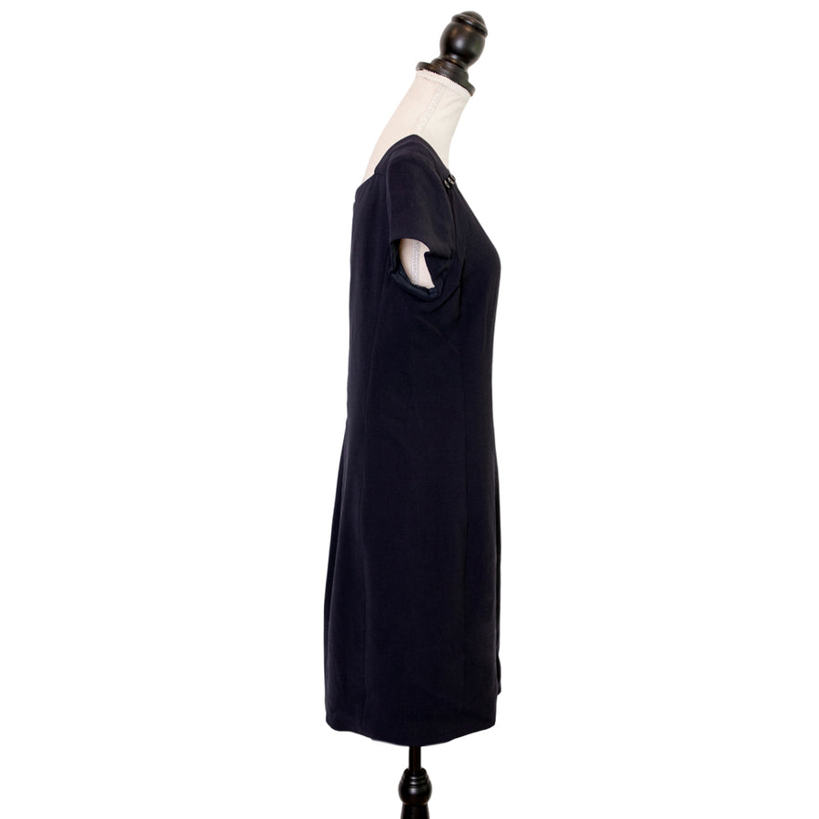 Ralph Lauren Classic evening dress with shoulder yoke buttons