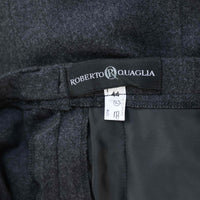 Roberto Quaglia pleated wool trousers