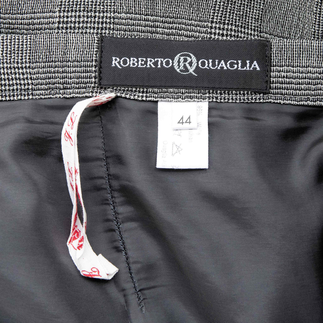 Roberto Quaglia Glencheck pant suit