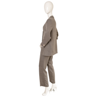 Roberto Quaglia wool pants suit with matching skirt