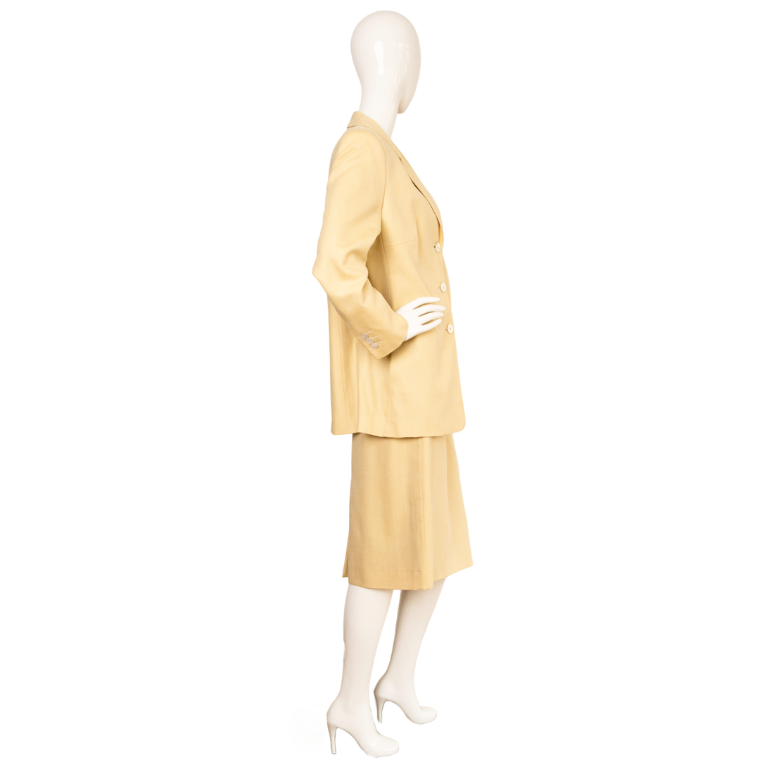 Roberto Quaglia trouser suit with matching skirt