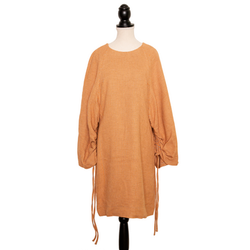 Rodebjer A-line dress in sixties style with ruffled sleeves