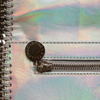 Stella McCartney Shiny evening clutch with chain embellishments