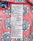 Tsumori Chisato Bunte Jacke mit Lochspitzendetails