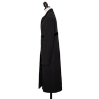 Valentino Roma wool coat with velvet details