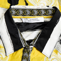 Versace silk blouse in signature print