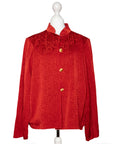 Yves Saint Laurent Vintage Bluse mit goldenen Signature-Knöpfen