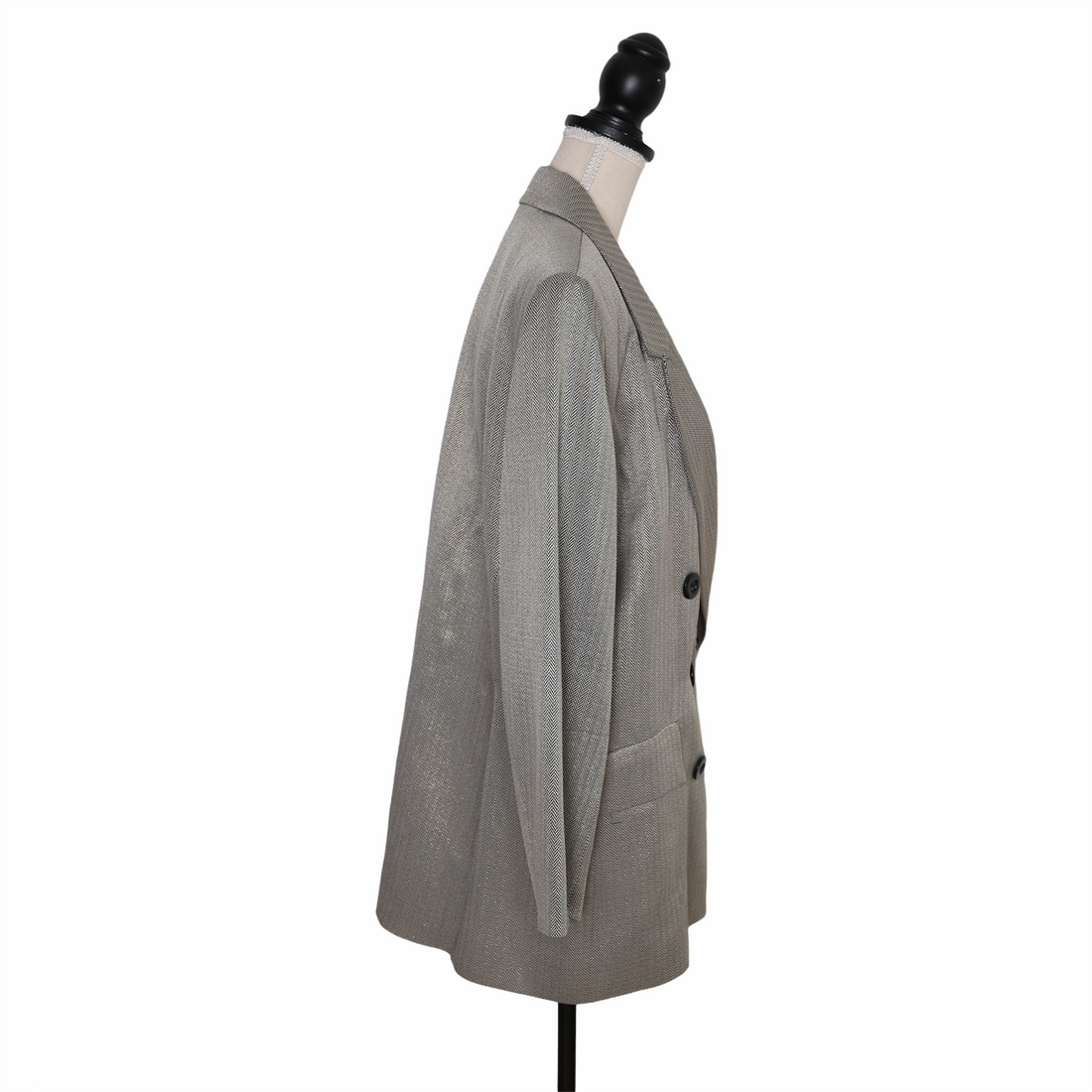 Saint laurent herringbone blazer online