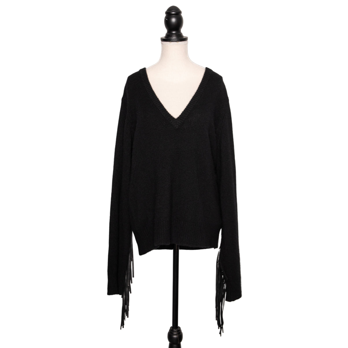 Zadig &amp;amp; Voltaire cashmere sweater with fringe details