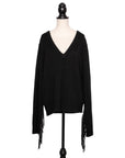 Zadig &amp; Voltaire cashmere sweater with fringe details