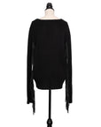 Zadig &amp; Voltaire cashmere sweater with fringe details