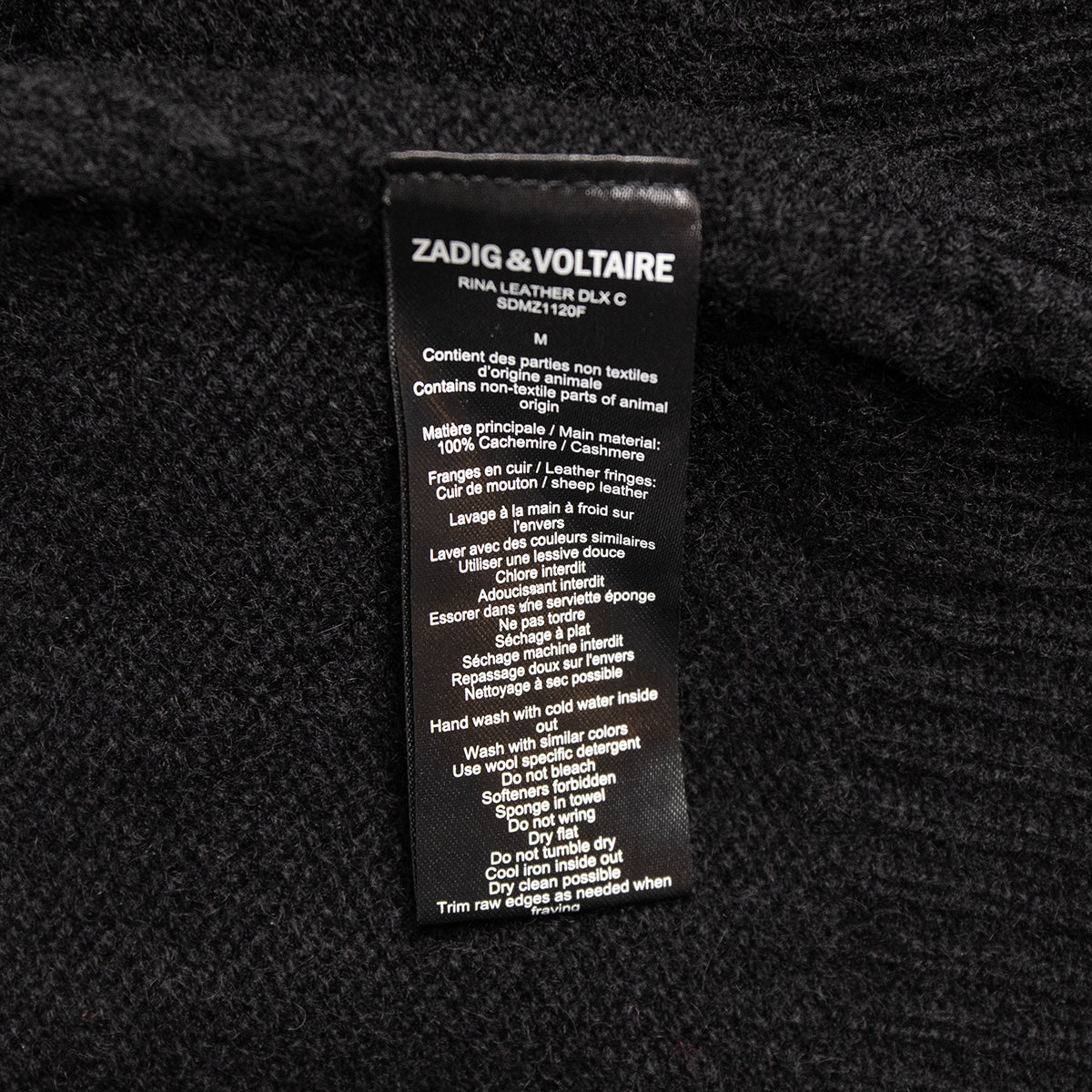 Zadig &amp; Voltaire Kaschmirpullover mit Fransendetails