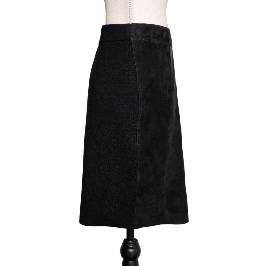 Alexander Wang mini skirt with suede front