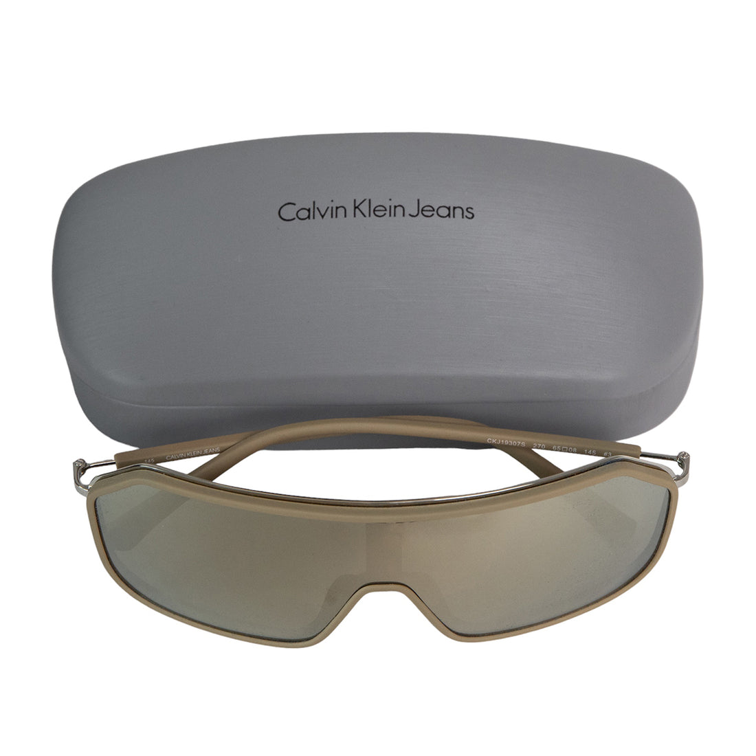 Calvin Klein Goldverspiegelte Sonnenbrille