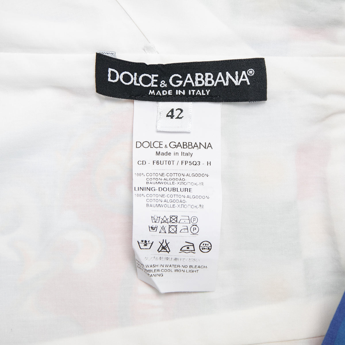 Dolce &amp; Gabbana Sommerkleid mit plissiertem Rock im Carretto-Print