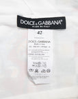 Dolce & Gabbana Sommerkleid mit plissiertem Rock im Carretto-Print