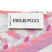 Emilio Pucci Rosa Midikleid im Signature-Print