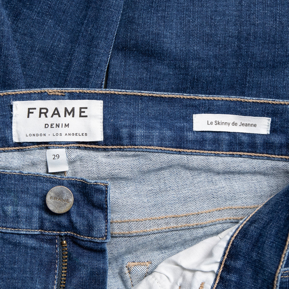 Frame Blue "Le Skinny de Jeanne" Jeans