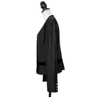 Gucci Black vintage evening blazer with velvet details