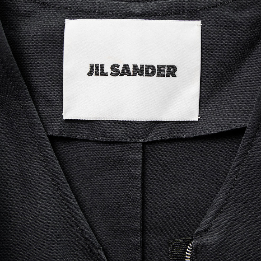 Jil Sander Ausgefallenes Mantelkleid mit durchgehendem Reißverschluss