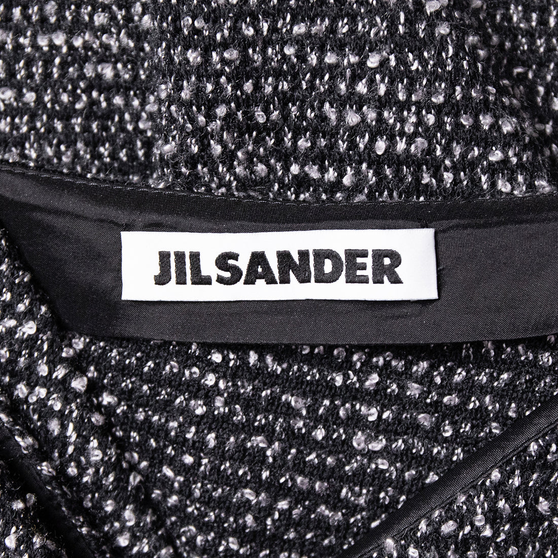 Jil Sander Light tweed dress with button placket