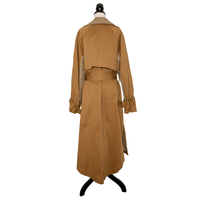 mbym lined bicolor trench coat