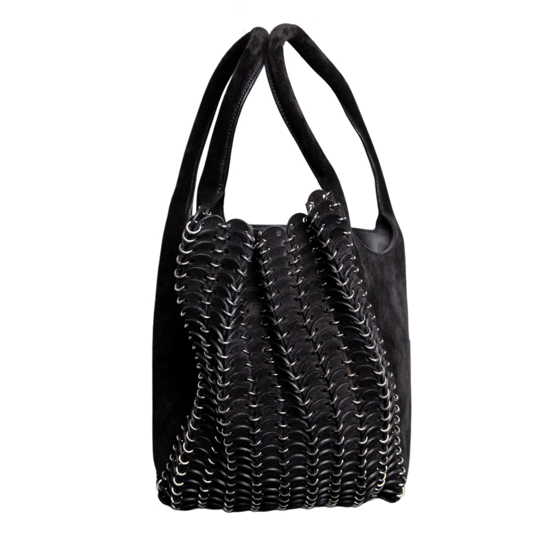 Paco Rabanne bucket bag with eyelet decorations