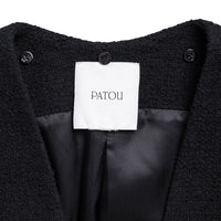 Patou Kastenförmiger Wollblazer mit großen aufgesetzten Taschen