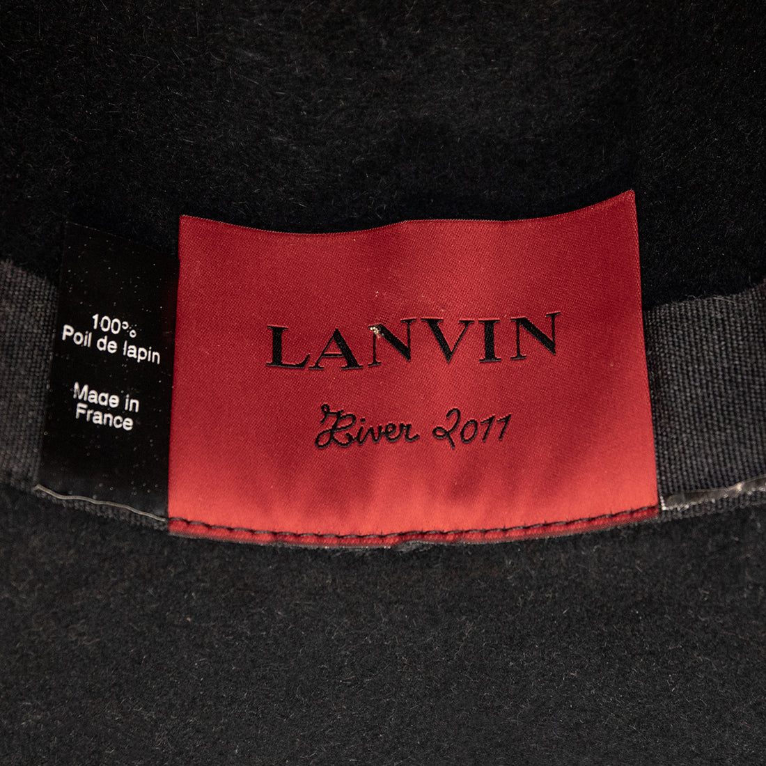 Lanvin felt hat with wide brim