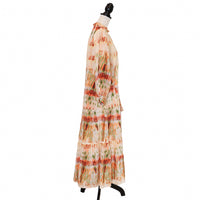 Aham Jaïpur midi dress in tie-dye print
