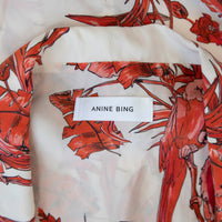 Anine Bing Bedrucktes Seidenshirt