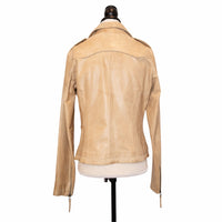 Blaumax leather jacket in biker style