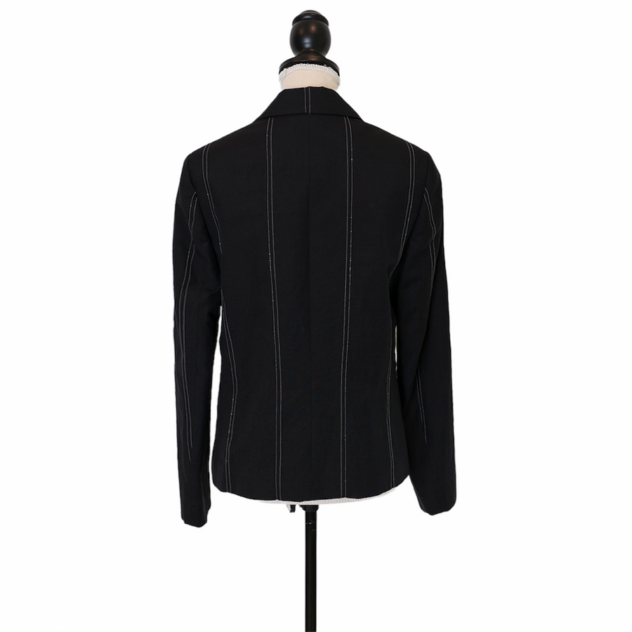 Brunello Cucinelli double-breasted blazer with signature stitching