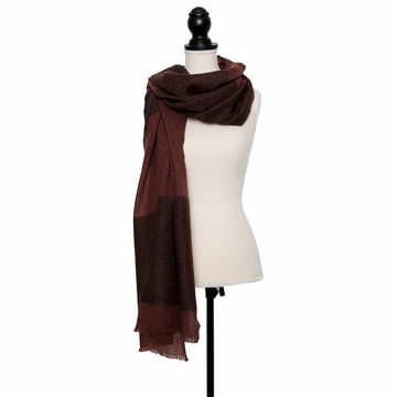 Brunello Cucinelli cashmere scarf with lurex
