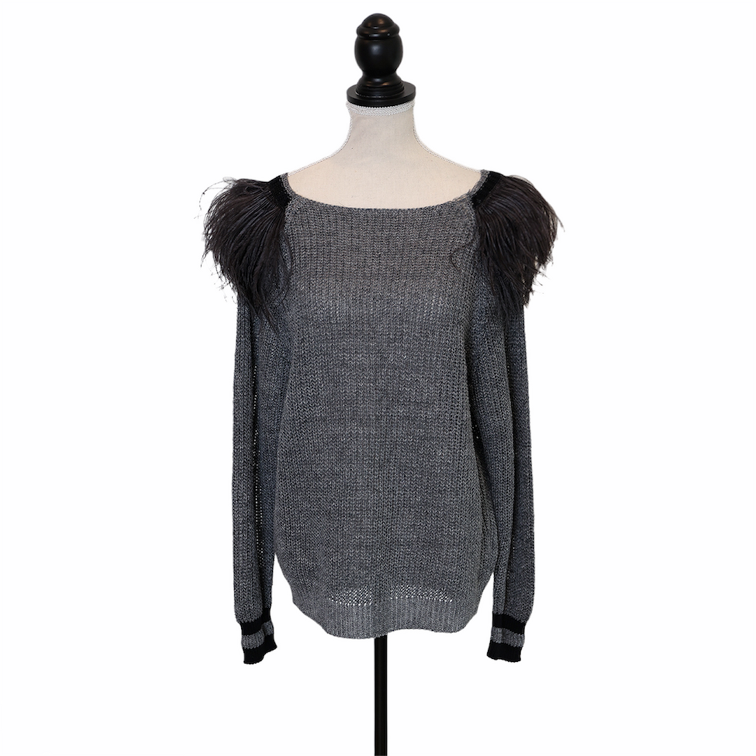 Brunello Cucinelli sweater with feather details