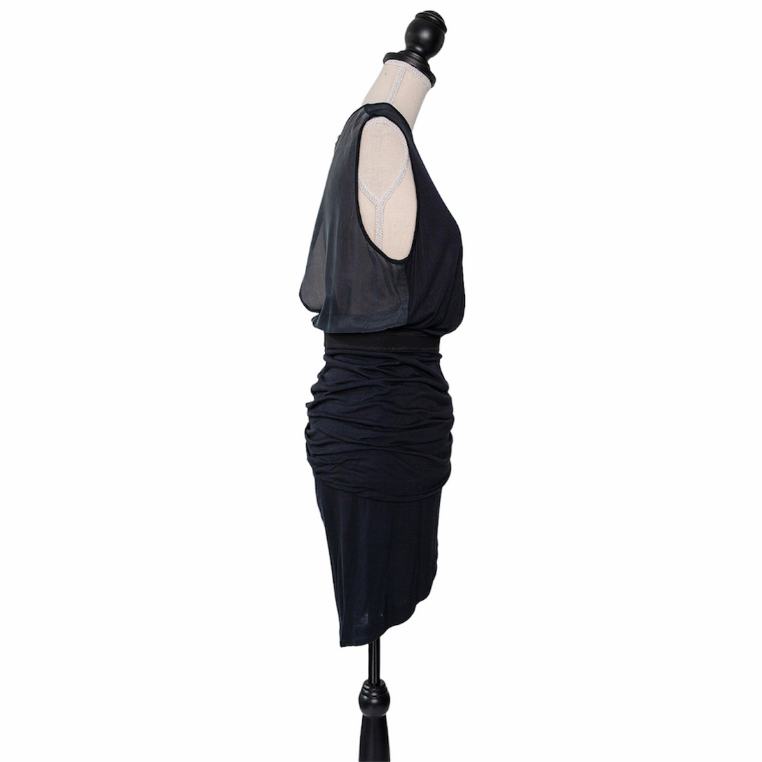By Malene Birger Kleid mit transparentem Rücken