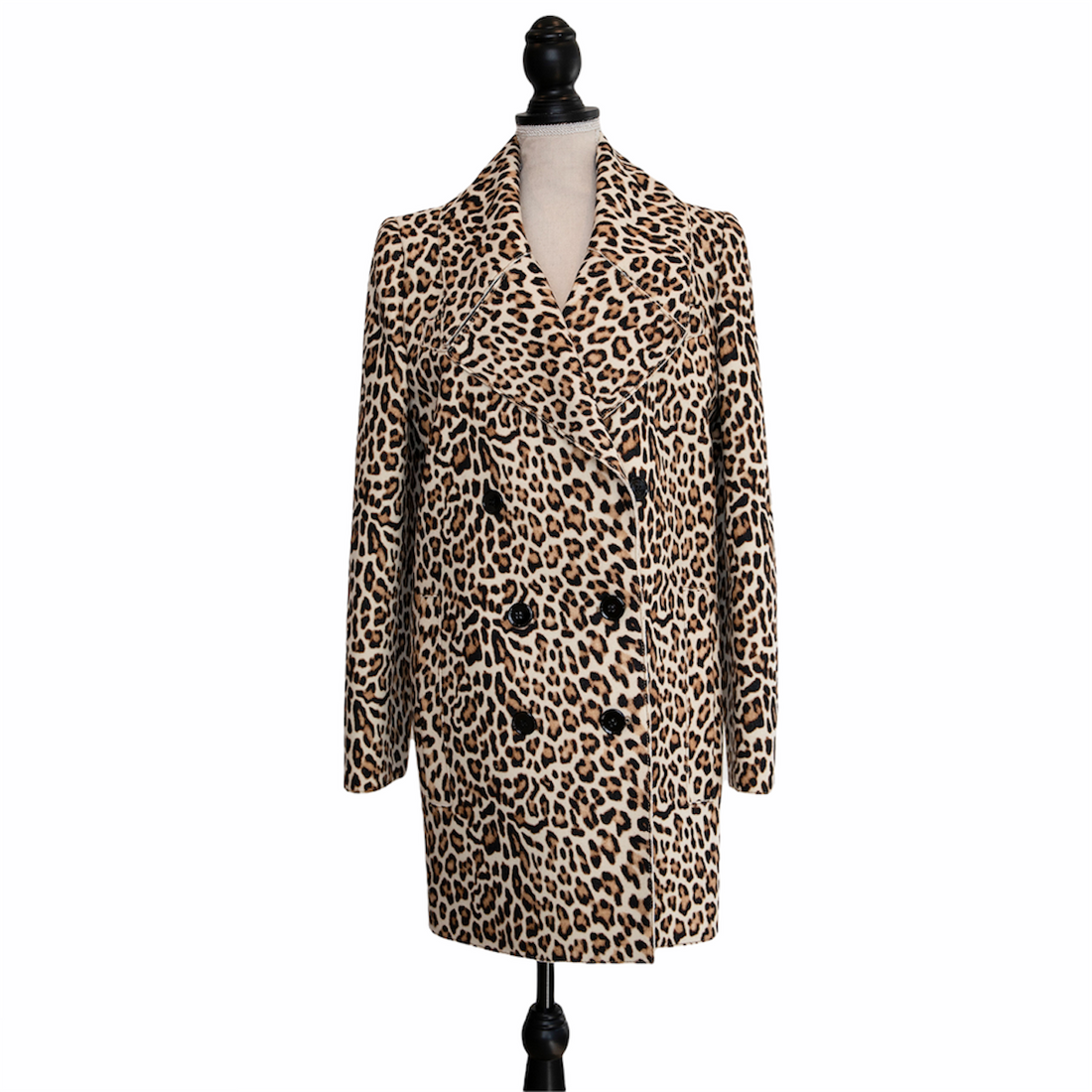 Carven coat with leopard print